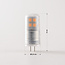 Dimbare G4 LED lamp, mat, 2700K, 2,1W
