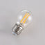 2,5W & 4,5W filament lamp, 2200-4000K, helder glas Ø45 mm, dim-to-warm