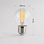2,5W & 4,5W filament lamp, 2200-4000K, helder glas Ø45 mm, dim-to-warm