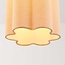 3-lichts hanglamp Orza - beige linnen
