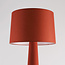 Vloerlamp Rumi in warm terracotta - stof