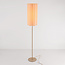 Moderne vloerlamp Oia met linnen kap in beige