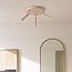 Plafondlamp Dora - beige met drie verstelbare spots