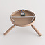 Plafondlamp Dora - beige met drie verstelbare spots