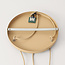 3-lichts hanglamp Kodi - beige met melkwit glazen kappen