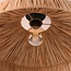 Boho plafondlamp Baro van natuurlijk raffiapapier Ø58
