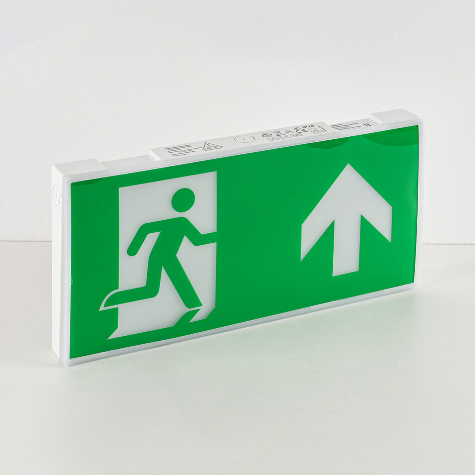 Opbouw noodverlichting 3 watt met 4 pictogrammen