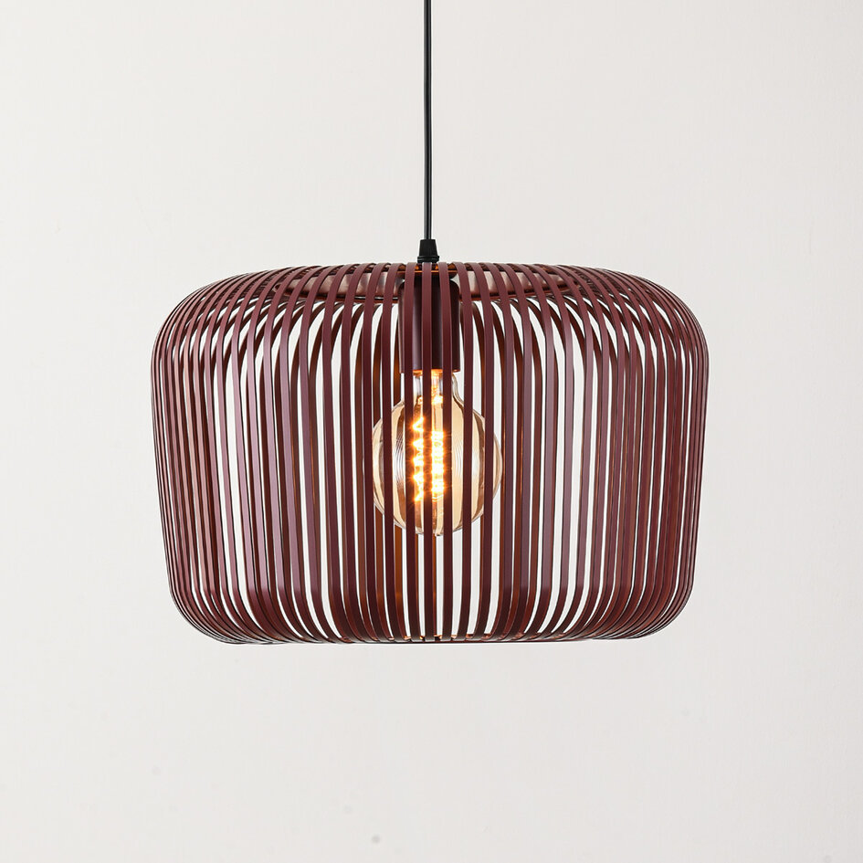 Hanglamp Viro van rood metaal – Ø38 cm
