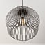 Hanglamp Kavo van lichtgrijs metaal – Ø40 cm