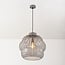 Hanglamp Kavo van lichtgrijs metaal – Ø40 cm