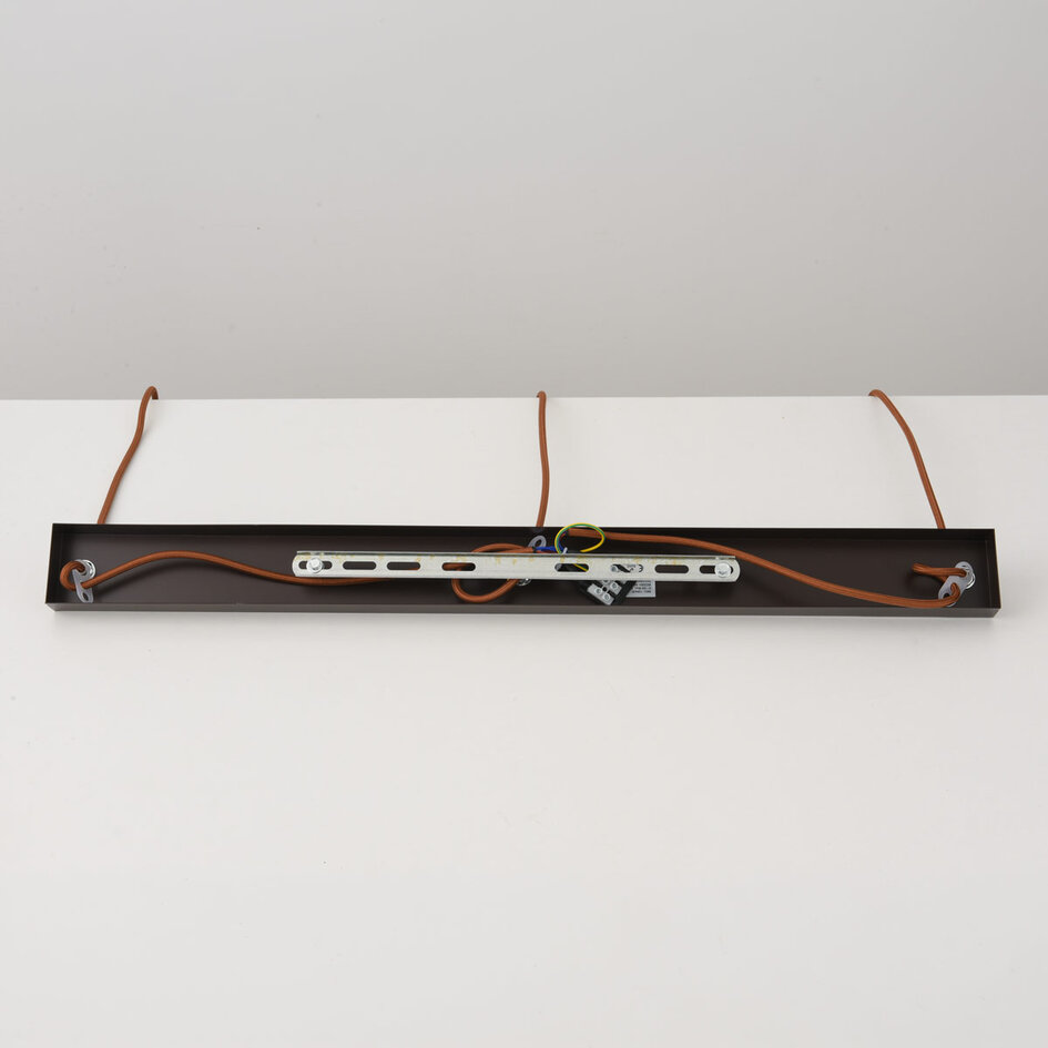 Hanglamp Tona 3-lichts met travertin (natuursteen) en hout