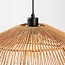 Boho hanglamp Serra van handgevlochten papier in naturel