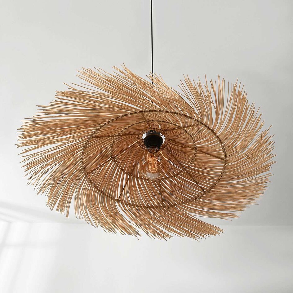 Rotan hanglamp Kalina in naturel