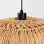 Hanglamp Laria van natuurlijk handgevlochten raffia papier
