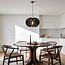 Hanglamp Wildlum - zwart katoentouw