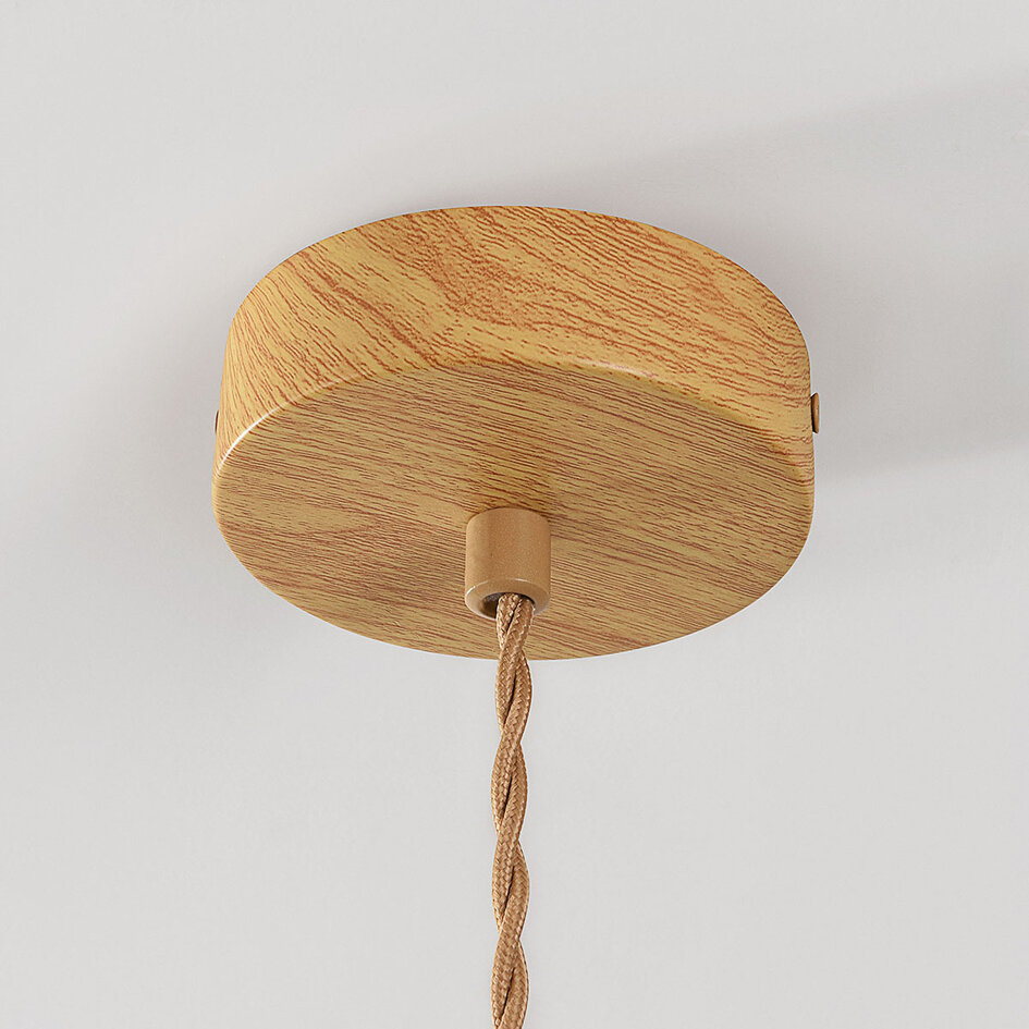 Hanglamp Flima met natuurlijke bamboe kap - 53 cm