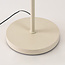 Beige vloerlamp Zhan met drie draaibare spots, touch dimmer en up & down licht