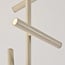 Beige vloerlamp Zhan met drie draaibare spots en touch dimmer