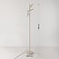 Beige vloerlamp Zhan met drie draaibare spots en touch dimmer