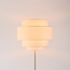 Vloerlamp Zhuo met linnen kap - beige