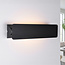 Verstelbare wandlamp Munich in zwart