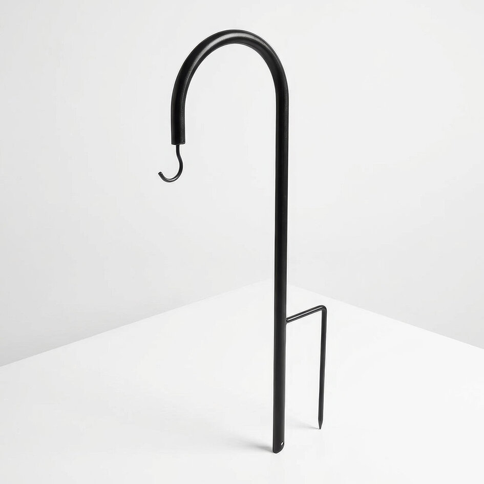 Metalen tuinpalen met haak 62,5 cm set van 5 stuks