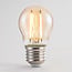 2,5W & 4,5W filament lamp, 2000K, amber glas Ø45 mm, dimbaar