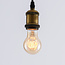 5W horizontale spiraal lamp, 1800K, amber glas Ø60 mm, dimbaar