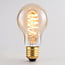 Filamentlamp LED dimbaar 4 watt amber spiraal 60 mm