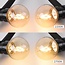 Priklamp LED dimbaar 2 watt driehoek smoke (geen E27)