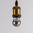 E27 LED lamp, Ø45mm, 4.5W, 1800K, smoke glas, 3-staps dimbaar