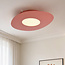 Plafondlamp Malina in terracotta rood met organische vorm