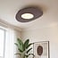 Plafondlamp Aralya met geïntegreerde LED - donkerbruin