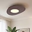Plafondlamp Aralya met geïntegreerde LED - donkerbruin