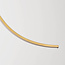 Design hanglamp Briana in goud met golvende LED-verlichting, 3-staps dimbaar