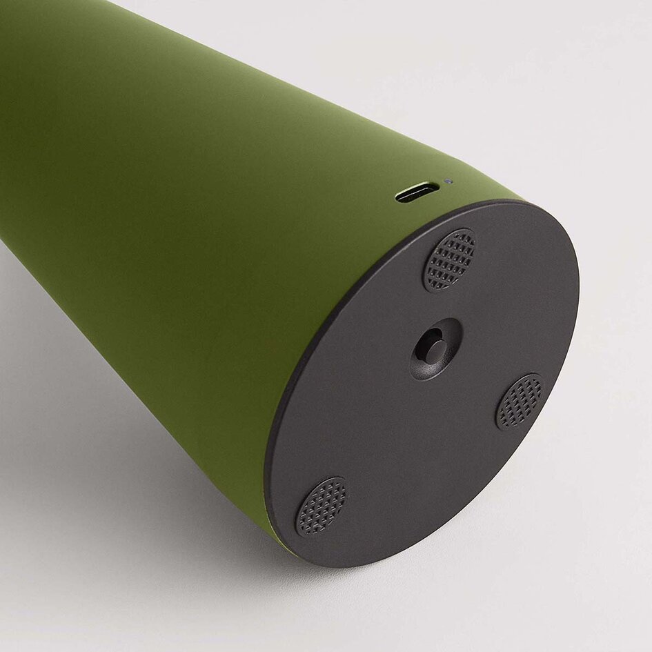 Oplaadbare mushroom lamp Soma in groen met touch dimmer en instelbaar licht