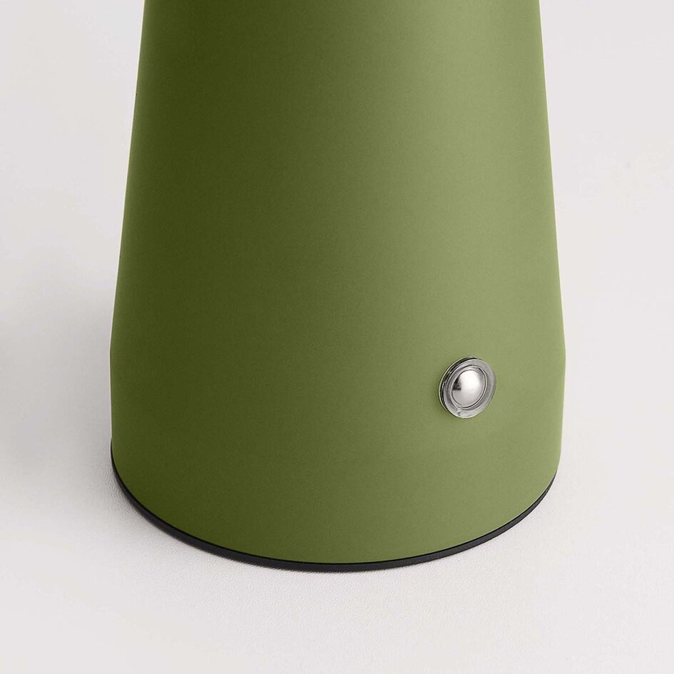 Oplaadbare mushroom lamp Soma met touch dimmer en instelbare kleurtemperatuur - groen