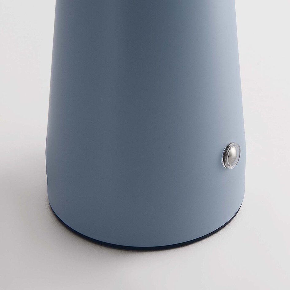 Oplaadbare mushroom lamp Soma lichtblauw met touch dimmer en instelbare kleurtemperatuur