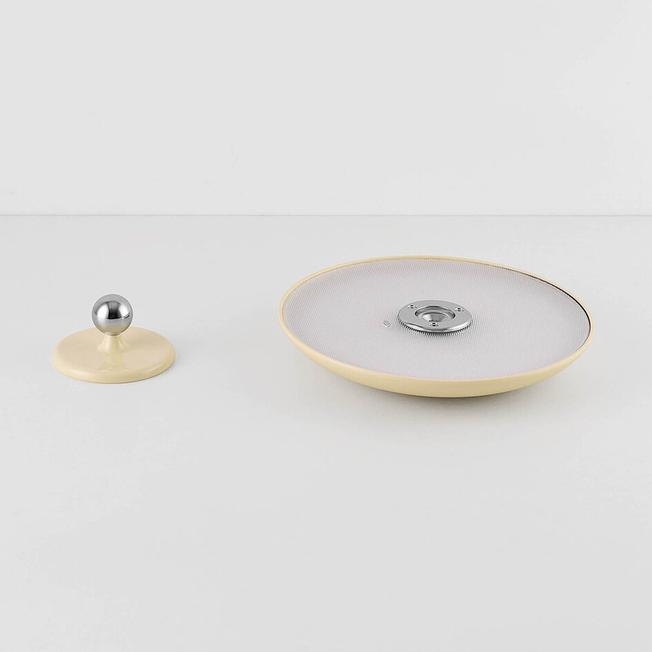 Oplaadbare tafellamp Ariso met touch dimmer en instelbaar licht - crème