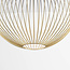 Hanglamp Nobla van zwart met goud metaal  Ø40 cm