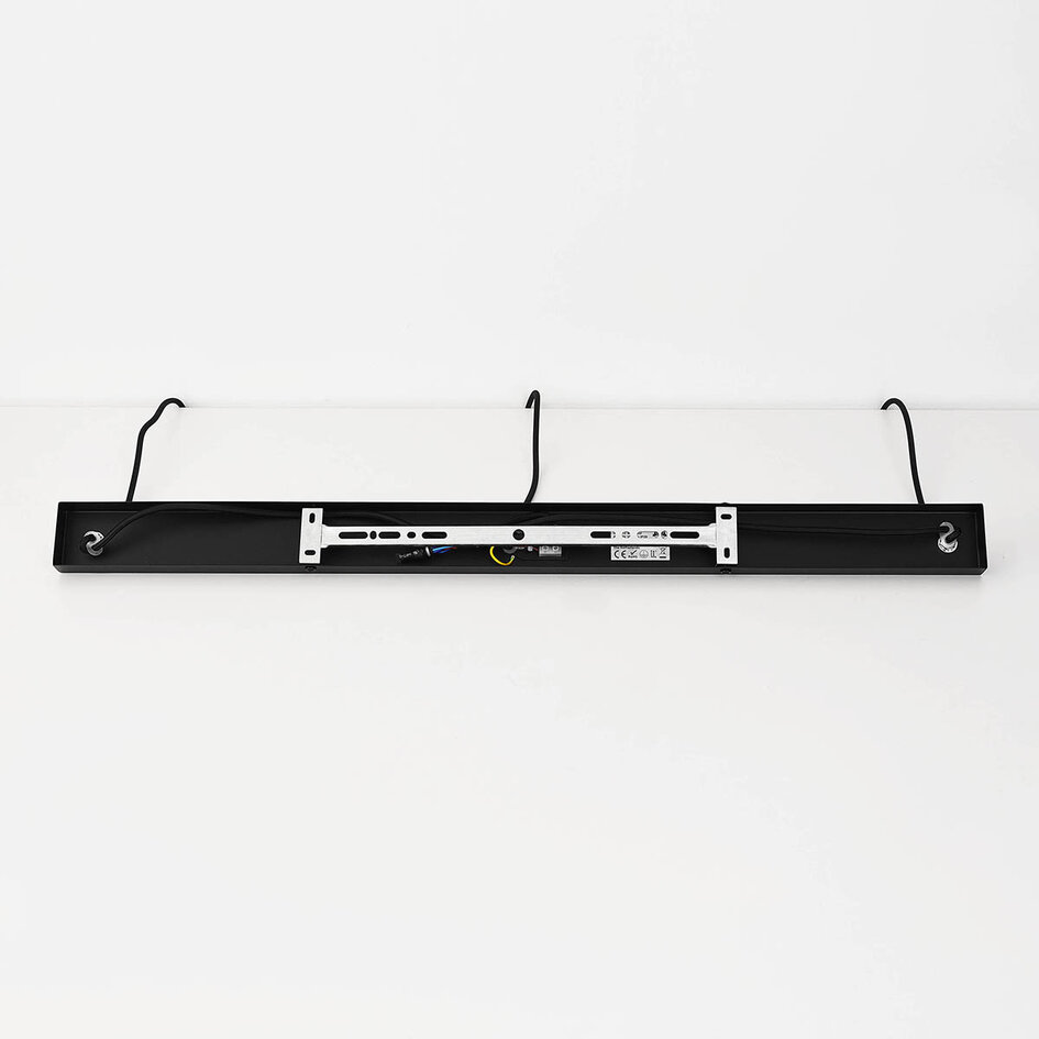 Moderne hanglamp Nobles zwart met goud metaal, 3-lichts