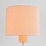 Tafellamp Aurea met linnen kap en travertin effect - beige