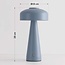 Oplaadbare mushroom lamp Soma lichtblauw met touch dimmer en instelbare kleurtemperatuur