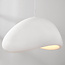 Wabi Sabi hanglamp Cemento wit steeneffect - 38 x 30 cm