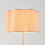 Vloerlamp Hiros beige met linnen kap