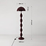 Design vloerlamp Mura burgundy (donkerrood) van metaal