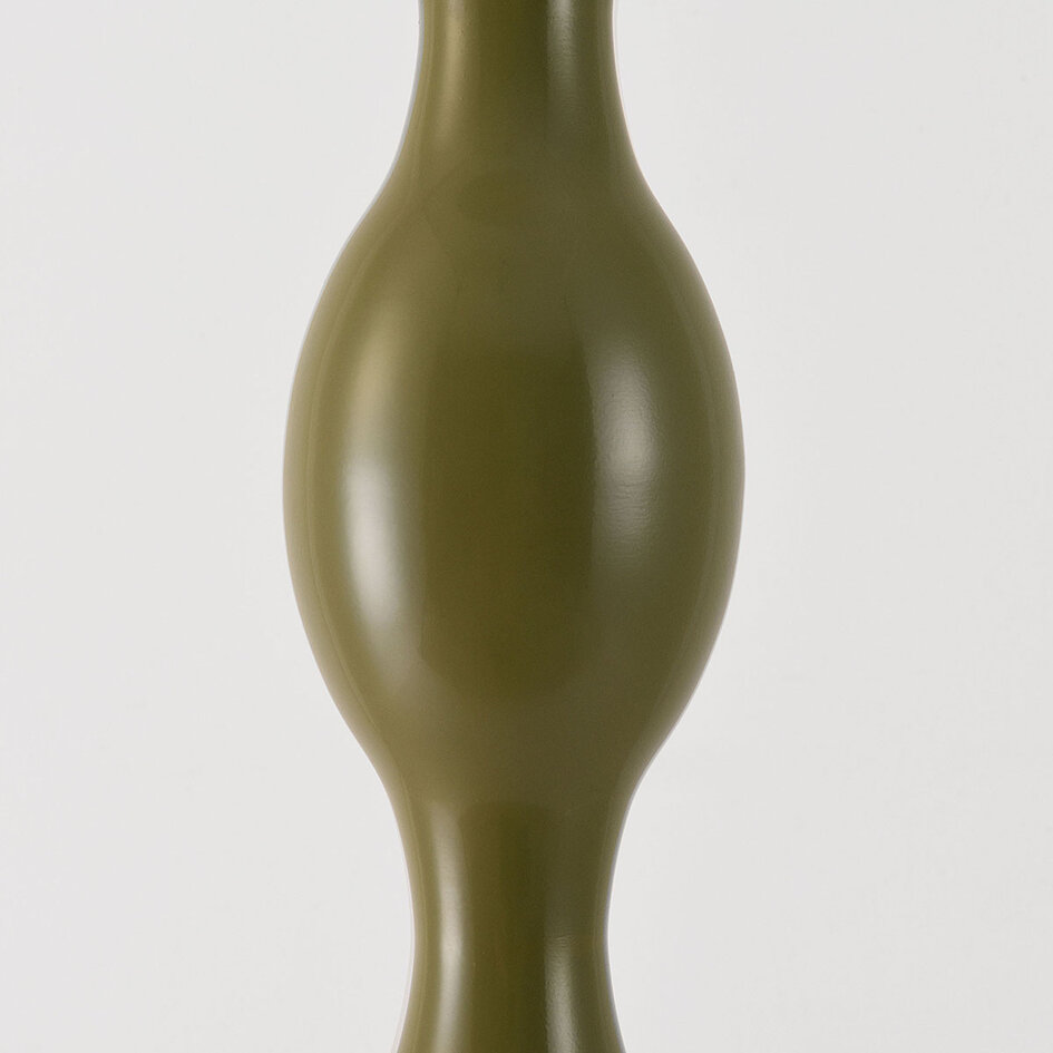 Design vloerlamp Mura olijfgroen van metaal