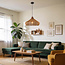 Hanglamp Suki - handgevlochten rotan met houten detail