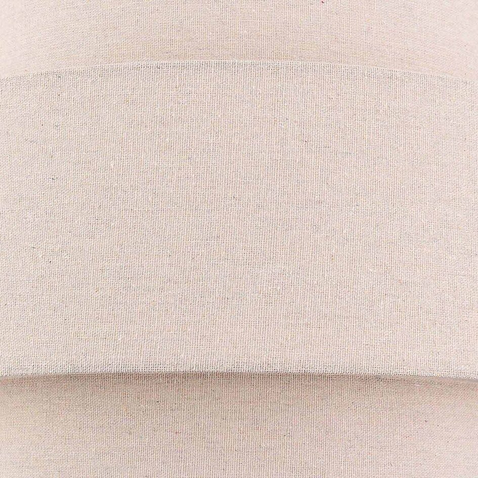 Hanglamp Corra beige met gelaagde linnen kap