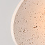 Wandlamp Lucio - travertin (natuursteen) met glazen bol